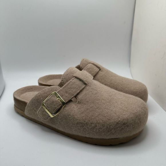 CUSHIONAIRE Womens Clog 6 SAND WOOL - Picture 1 of 7